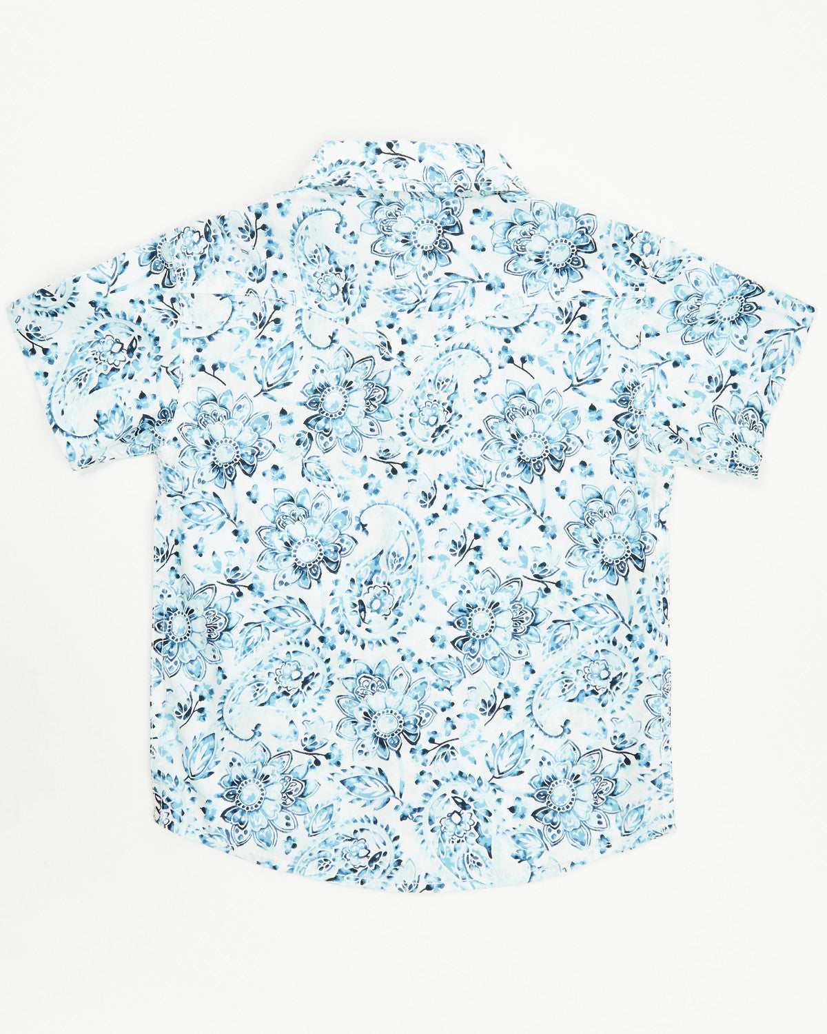 Toddler Boys' Frontier Threads Paisley Print Short Sleeve S