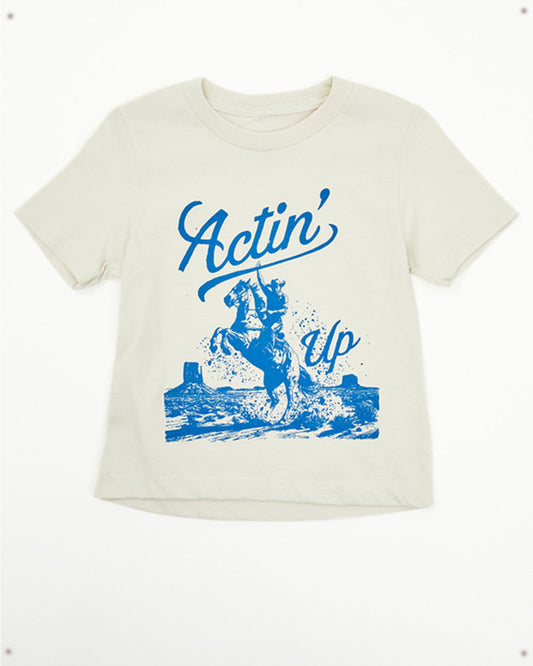 Toddler Boys' Actin' Up Short Sleeve Graphic T-Shirt