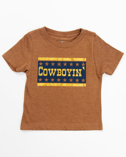 Toddler Boys' Cowboyin' Short Sleeve Graphic T-Shirt