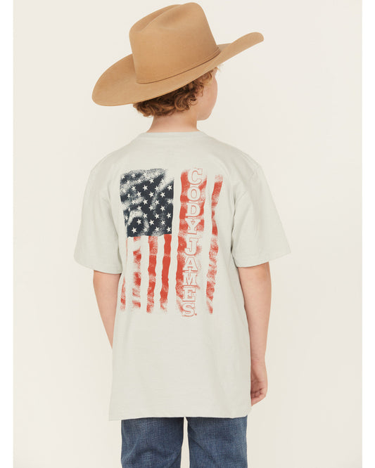 Boys' Rugged Flag Short Sleeve T-Shirt