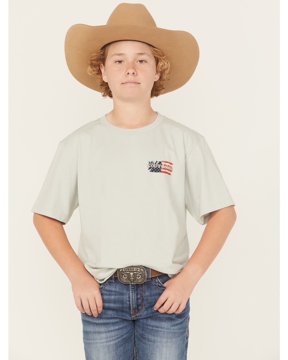 Boys' Rugged Flag Short Sleeve T-Shirt