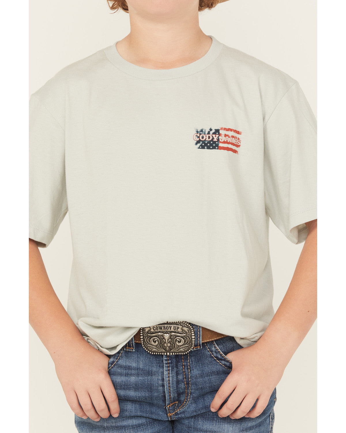 Boys' Rugged Flag Short Sleeve T-Shirt