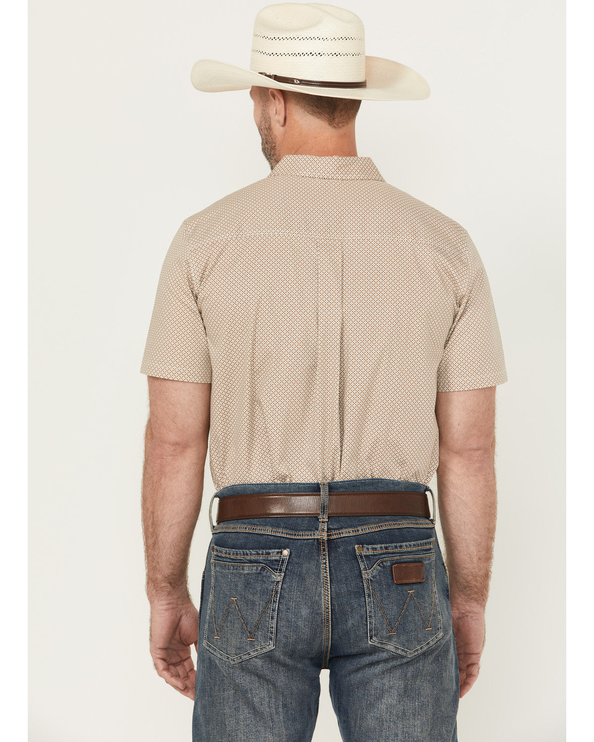 Men's Grill And Greet Geo Print Short Sleeve Button-Down St