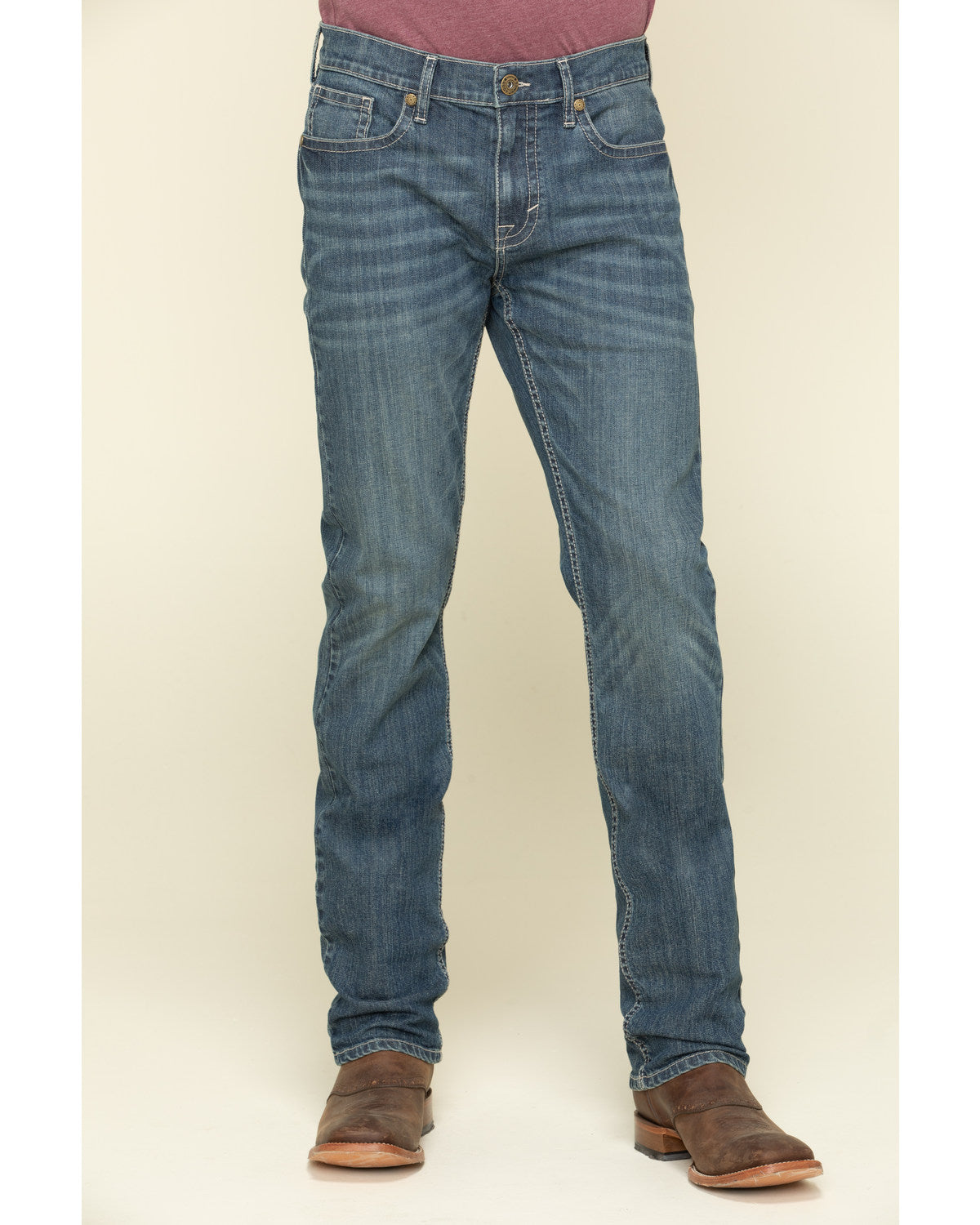 Men's Stone Cold Wash Jackson Slim Straight Stretch Denim J