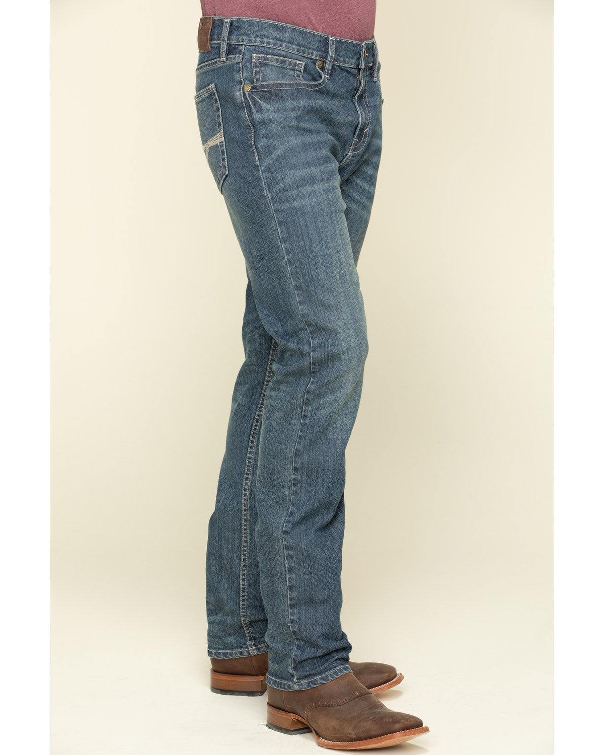 Men's Stone Cold Wash Jackson Slim Straight Stretch Denim J
