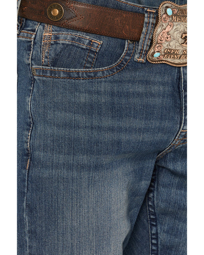 Men's Wolfstooth Wash Duke Relaxed Bootcut Stretch Denim Je