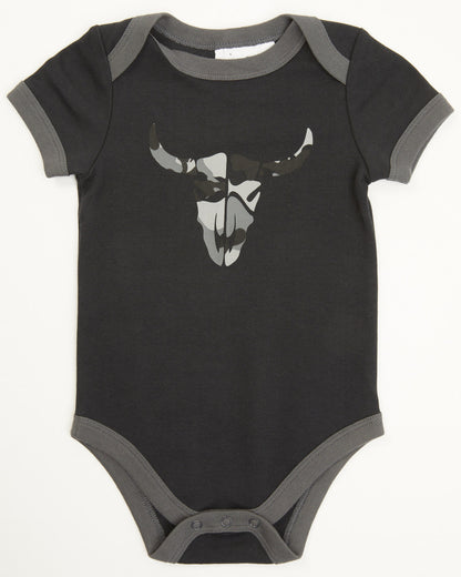 Infant Boys' Printed Jersey Steer Head & Camo Sleep Set