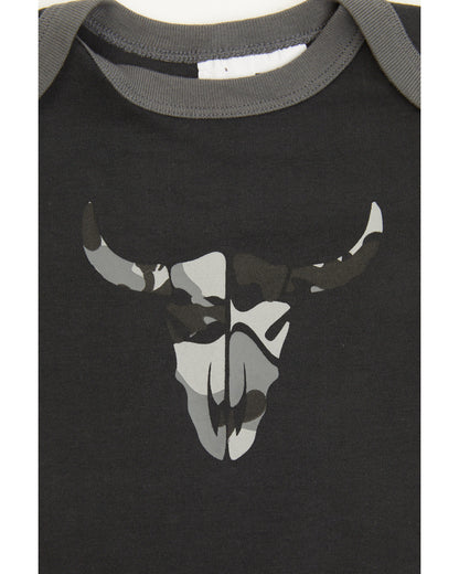 Infant Boys' Printed Jersey Steer Head & Camo Sleep Set