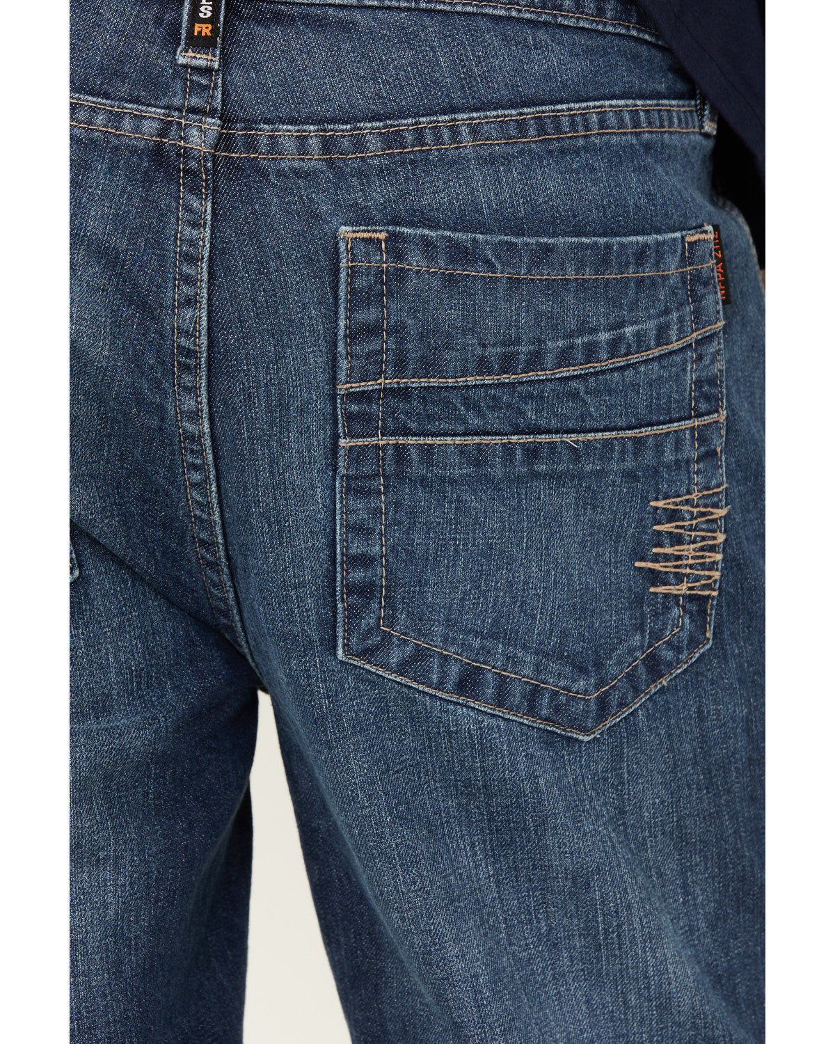 Men's FR Medium Wash Slim Straight Jeans
