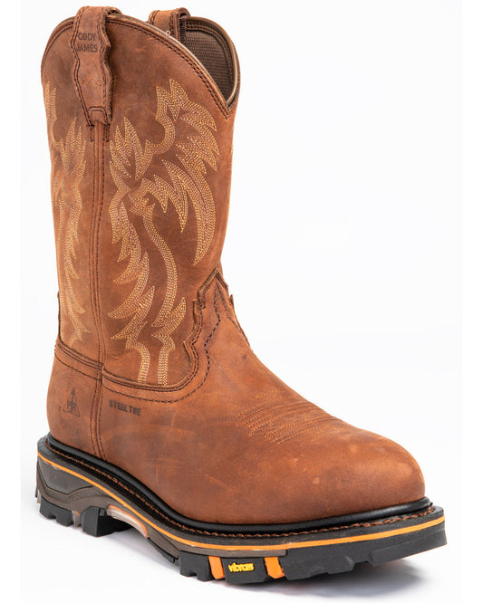 Men's 11" Waterproof Decimator Western Work Boots - Steel T
