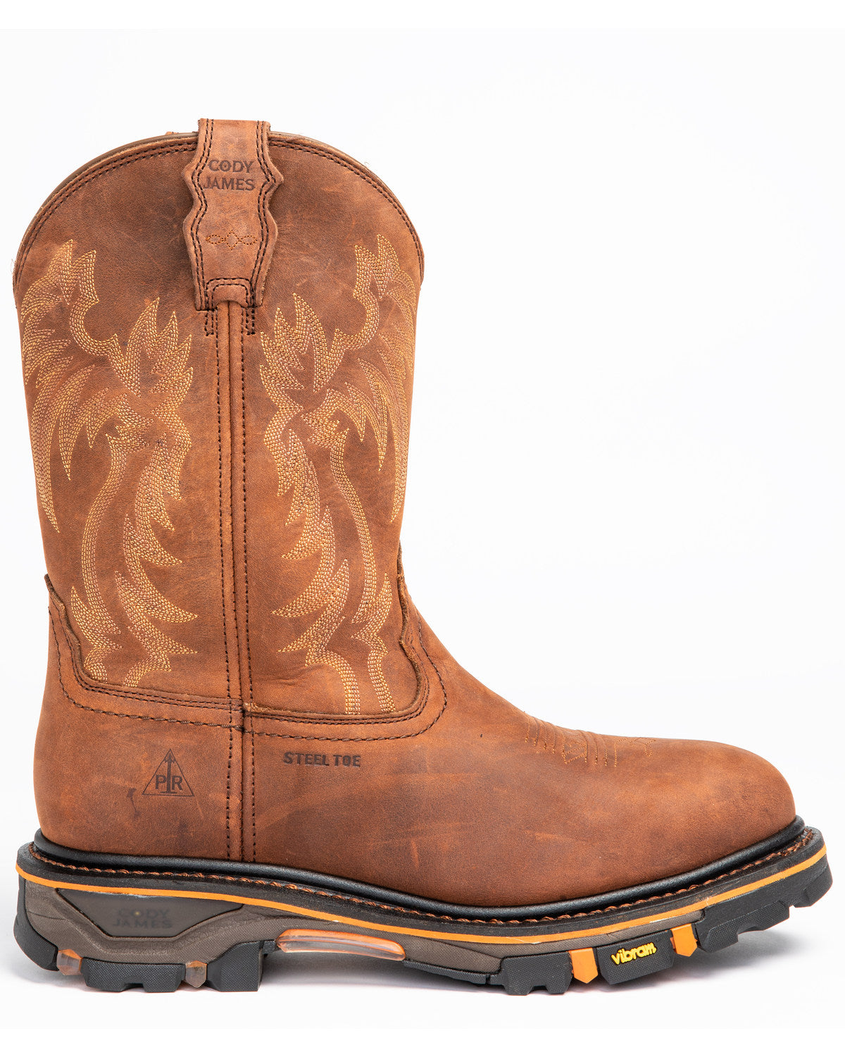 Men's 11" Waterproof Decimator Western Work Boots - Steel T