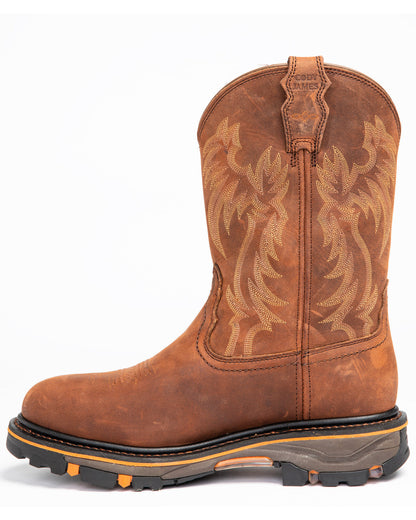 Men's 11" Waterproof Decimator Western Work Boots - Steel T