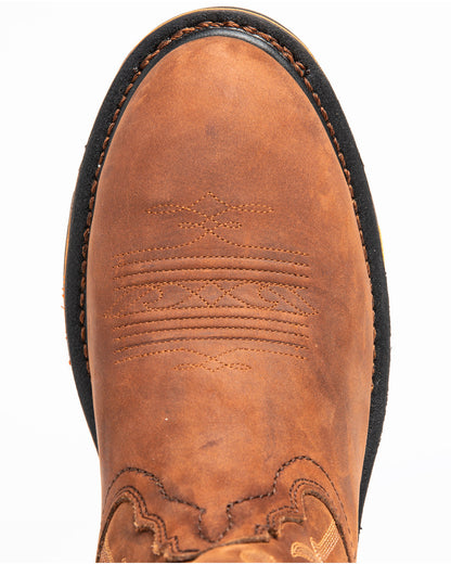 Men's 11" Waterproof Decimator Western Work Boots - Steel T