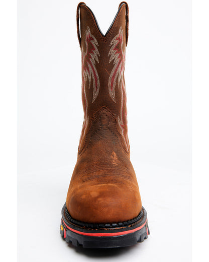 Men's 11" Decimator Dirty Dog Pull On Work Boots - Composit