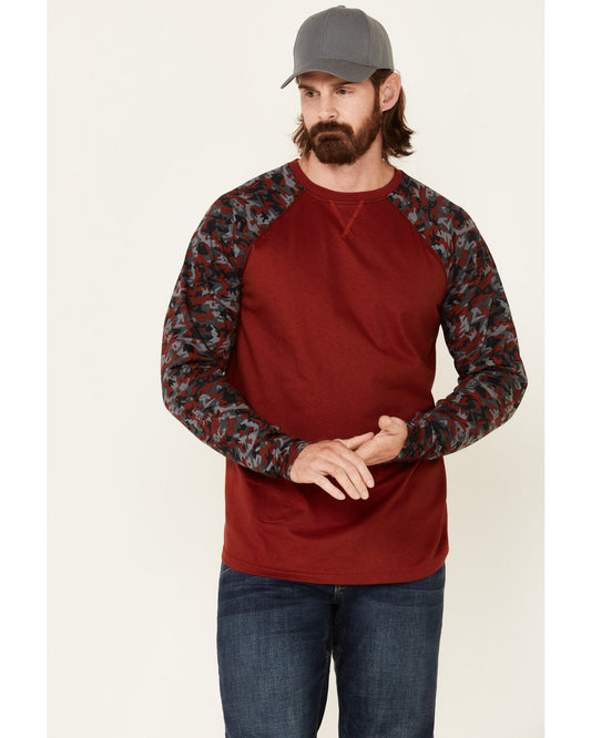 Men's FR Chili Long Sleeve Work Raglan T-Shirt