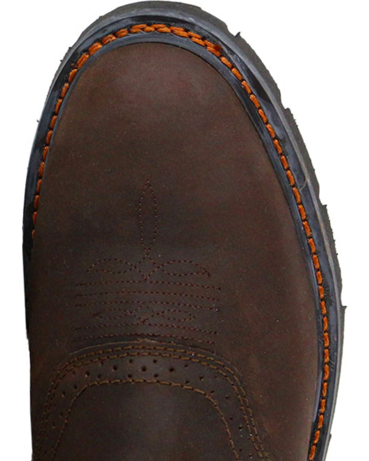 Men's Mustang Western Pull-On Work Boots - Soft Toe