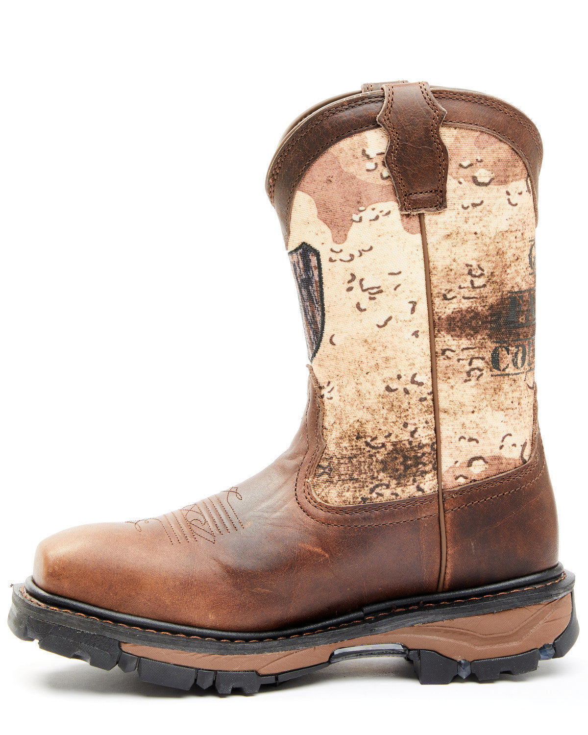 Men's 11" Camo Flag Decimator Work Boot - Composite Toe