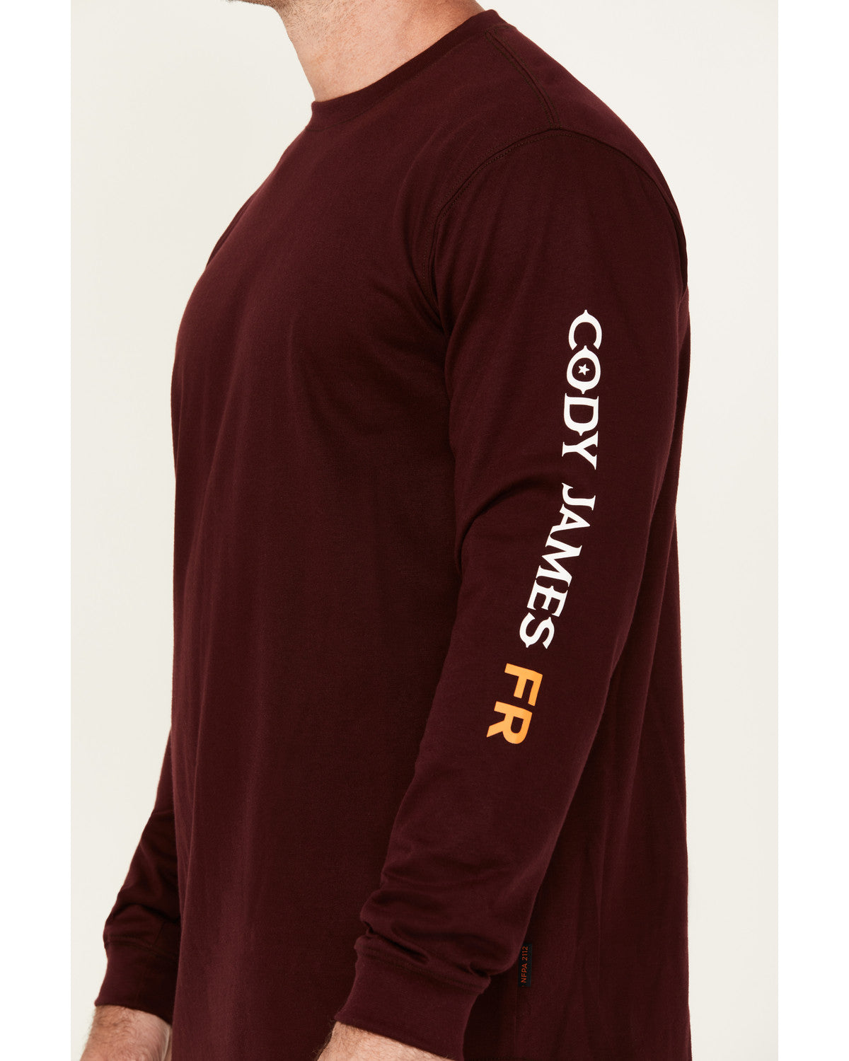 Men's FR Logo Long Sleeve Graphic Work T-Shirt