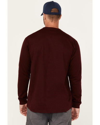 Men's FR Logo Long Sleeve Graphic Work T-Shirt