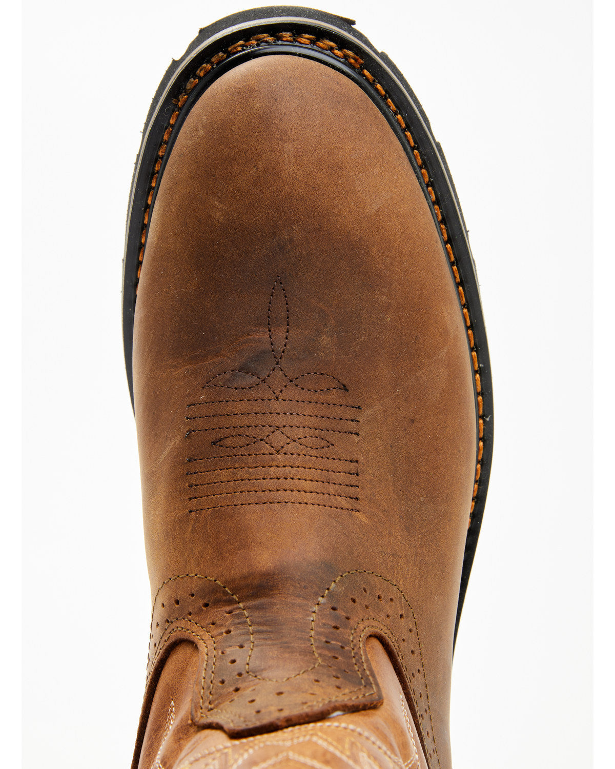 Men's Mustang Pull-On Waterproof Work Boots - Soft Toe