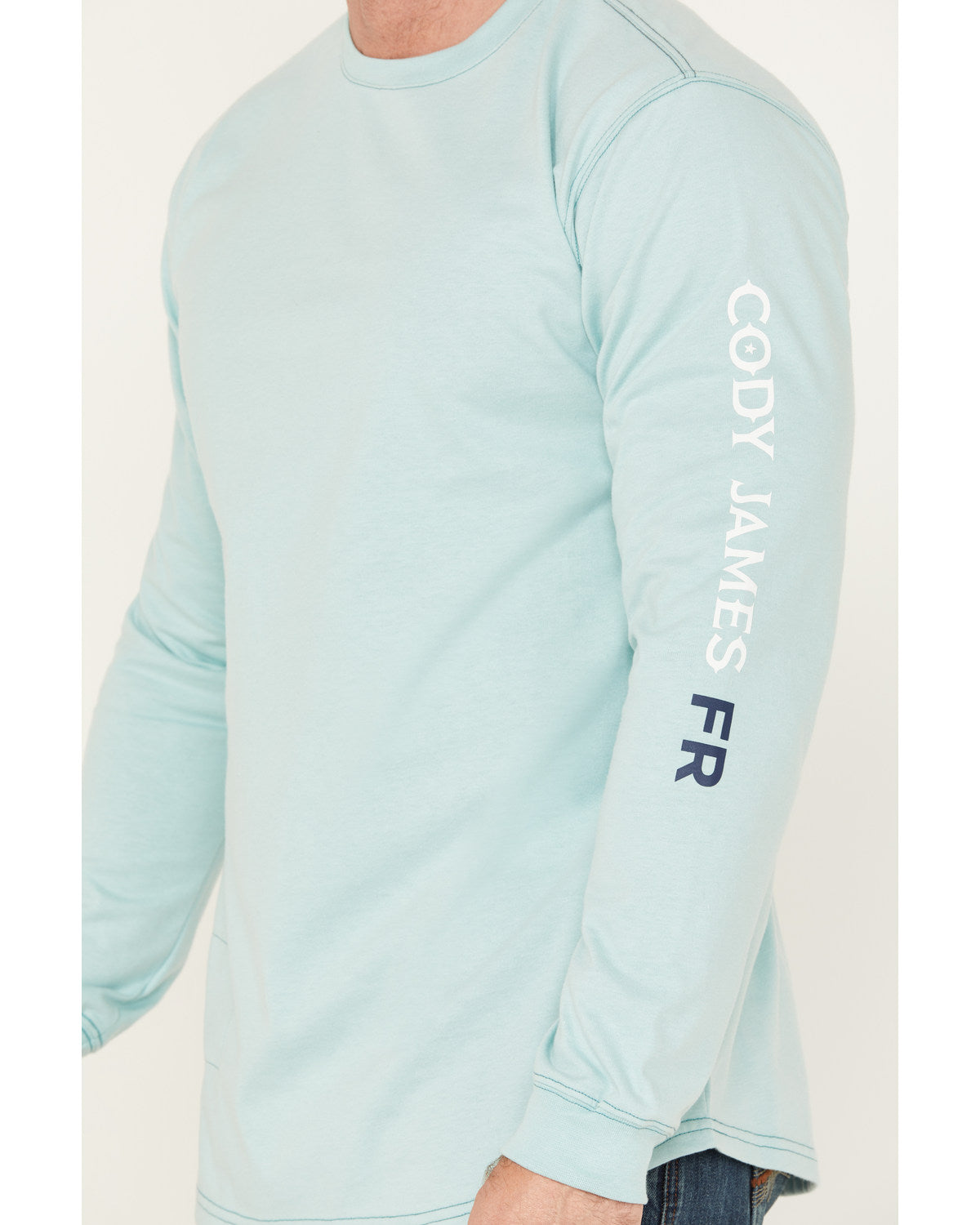 Men's FR Logo Long Sleeve Stretch Work T-Shirt - Tall