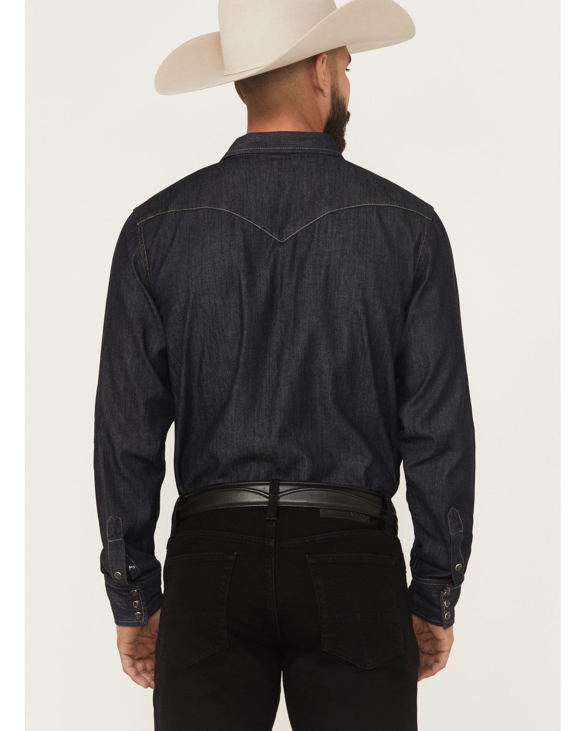 Black 1978® Men's Long Sleeve Snap Denim Western Shirt