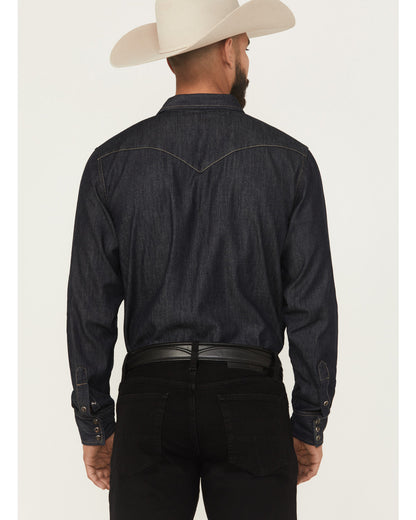 Black 1978® Men's Long Sleeve Snap Denim Western Shirt