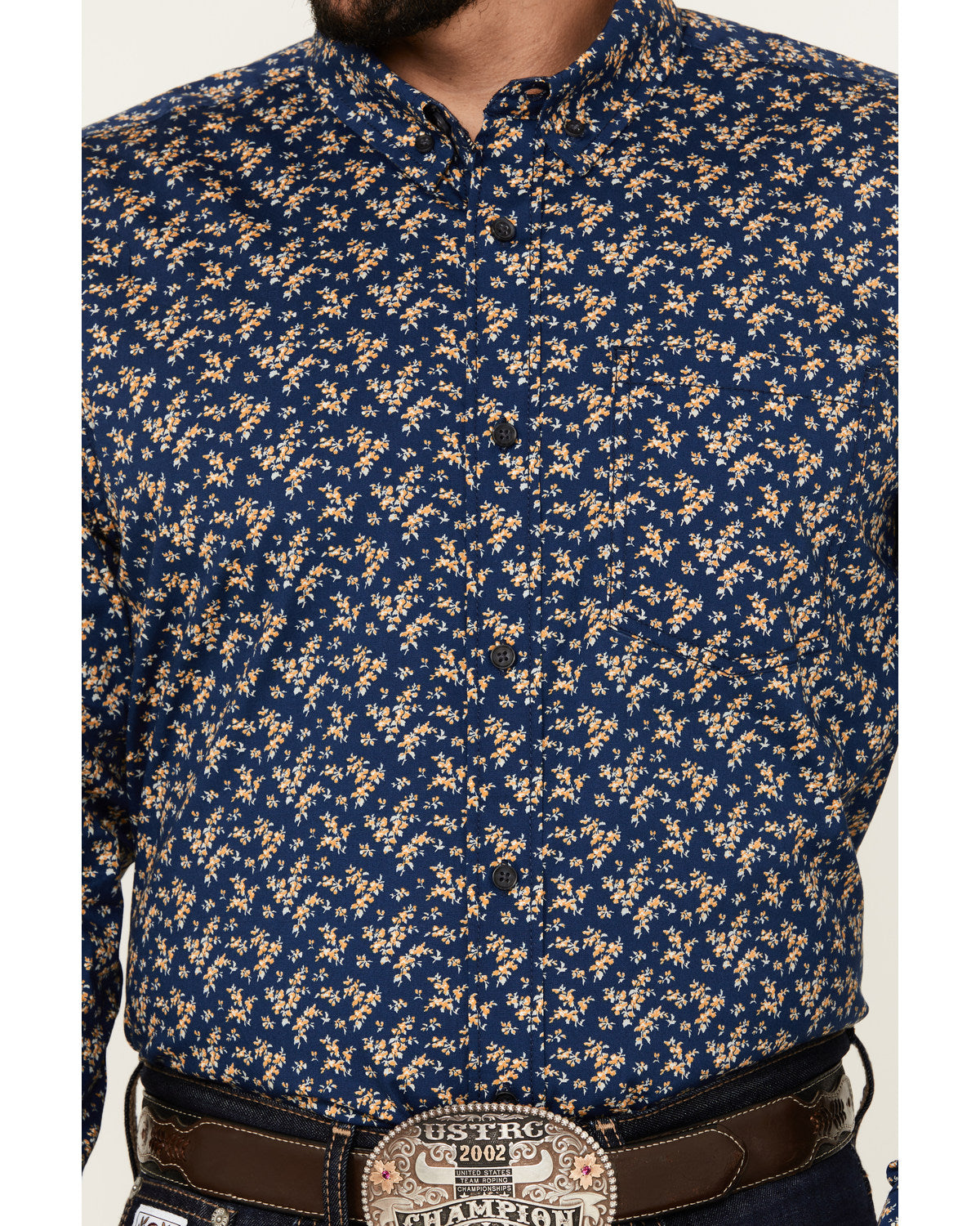 Men's El Camino Hills Floral Print Long Sleeve Button-Down