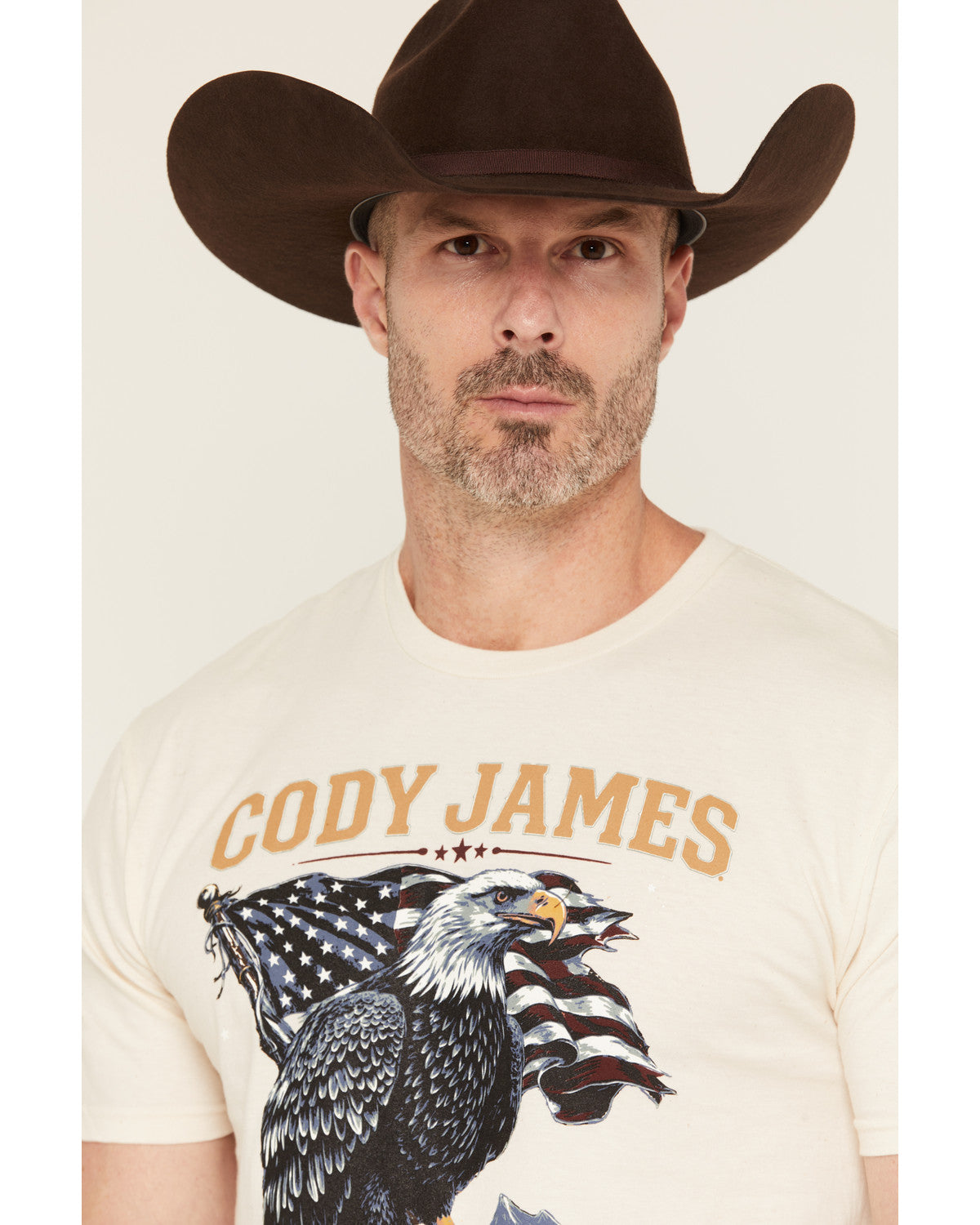 Men's Eaglestands Patriotic Short Sleeve Graphic T-Shirt