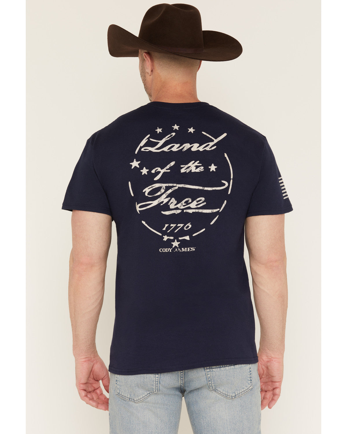 Men's America 250 Land of the Free Short Sleeve Graphic T-S