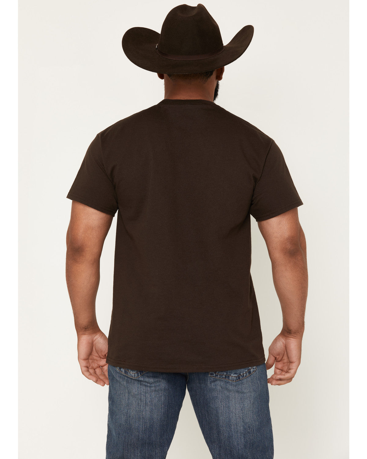 Men's Embroidered Text Short Sleeve Graphic T-Shirt