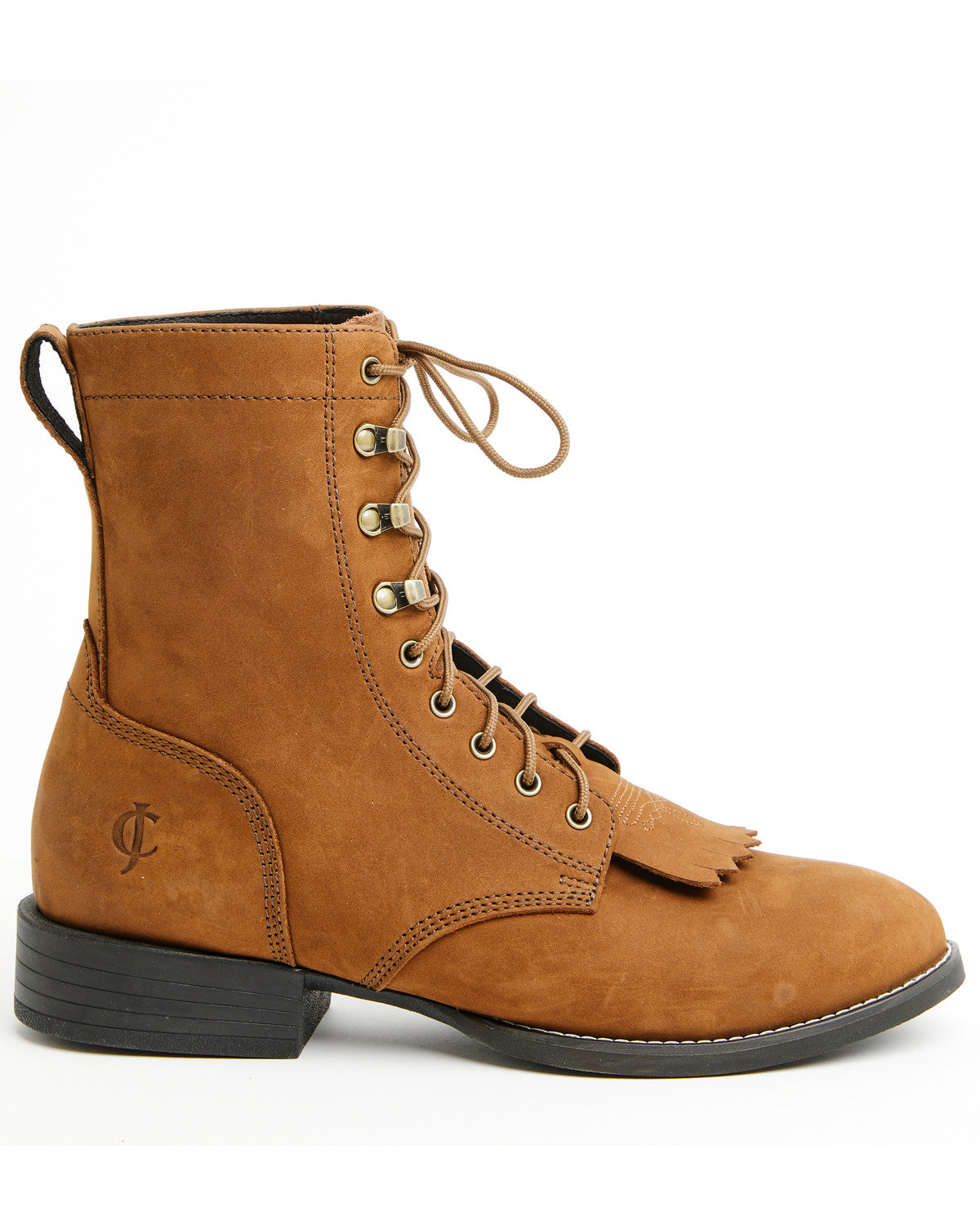 Men's 8" Highland Distressed Lace-Up Boots - Round Toe