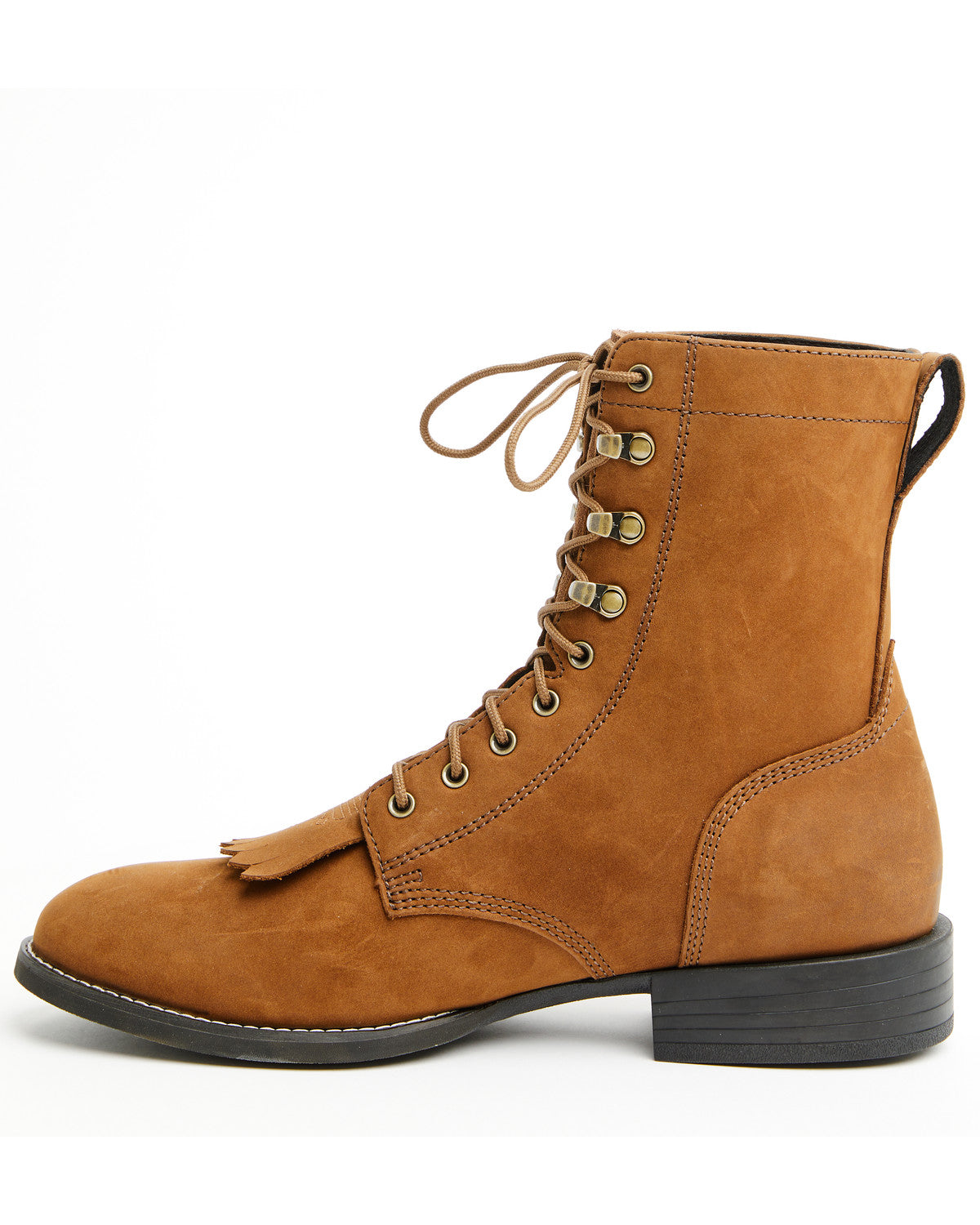 Men's 8" Highland Distressed Lace-Up Boots - Round Toe