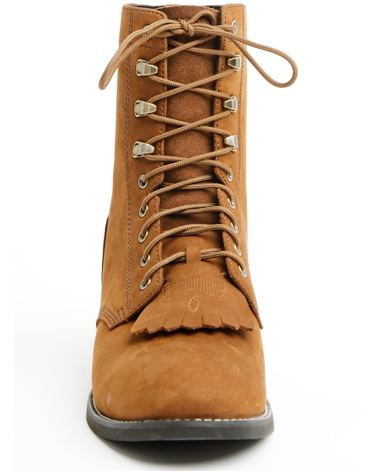 Men's 8" Highland Distressed Lace-Up Boots - Round Toe