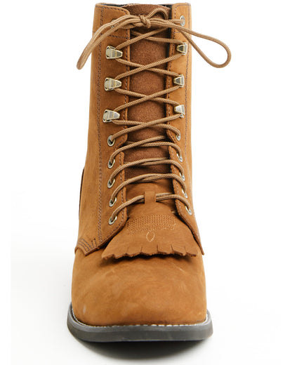 Men's 8" Highland Distressed Lace-Up Boots - Round Toe