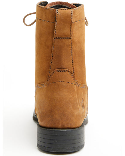 Men's 8" Highland Distressed Lace-Up Boots - Round Toe