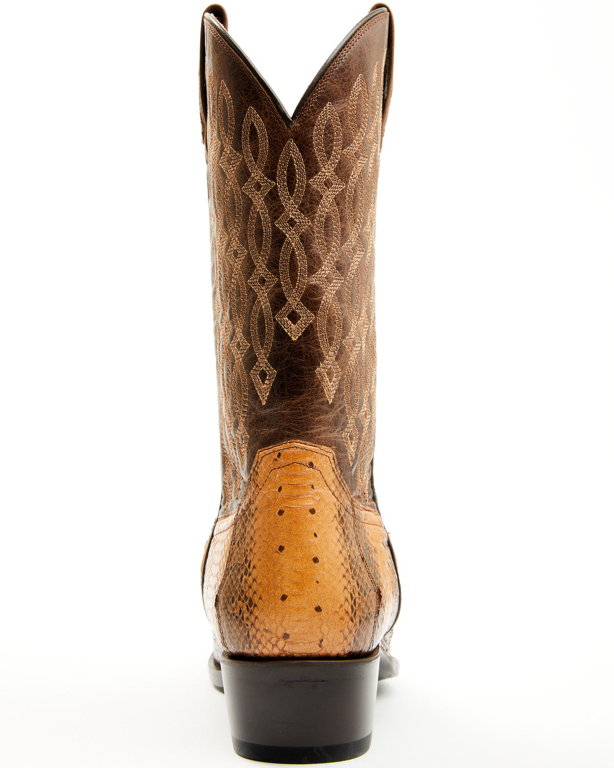 Men's Exotic Water Snake Western Boots - Round Toe