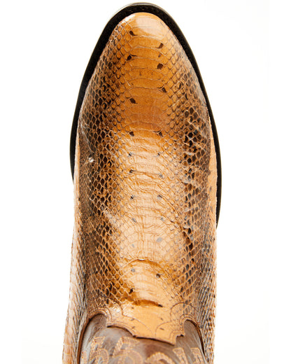 Men's Exotic Water Snake Western Boots - Round Toe