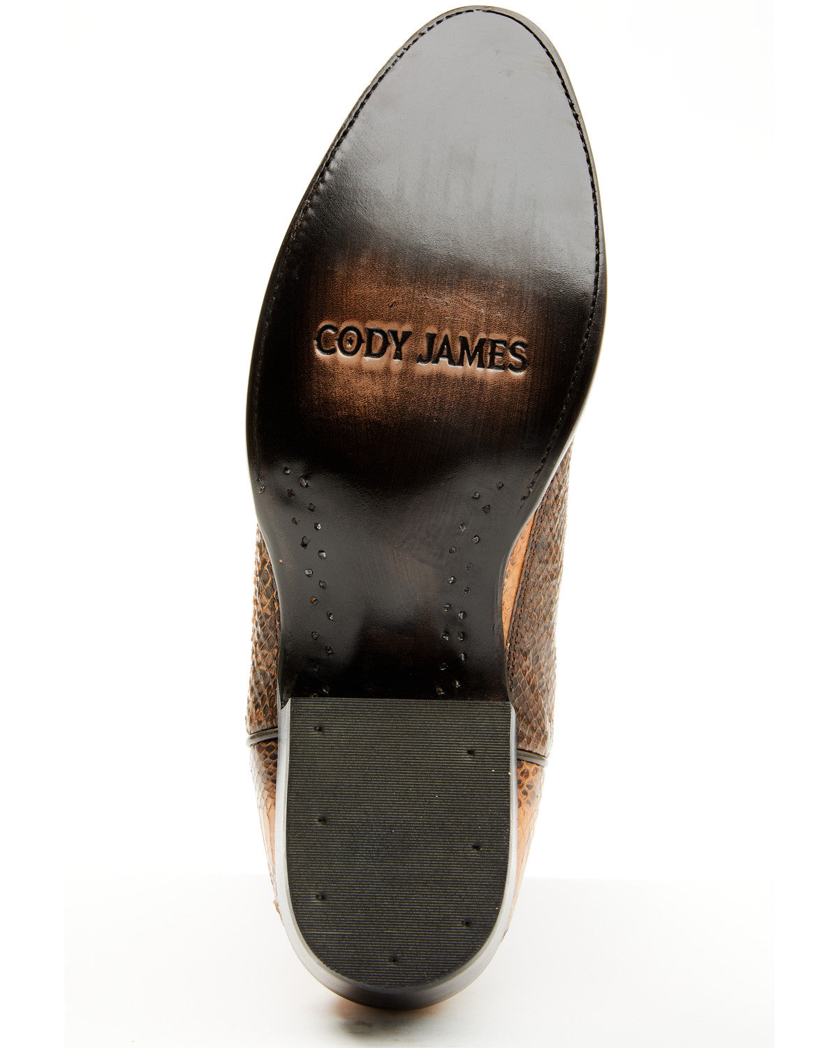Men's Exotic Water Snake Western Boots - Round Toe