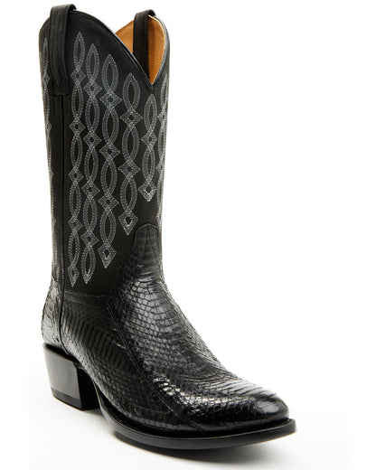 Men's Exotic Snake Western Boots - Round Toe