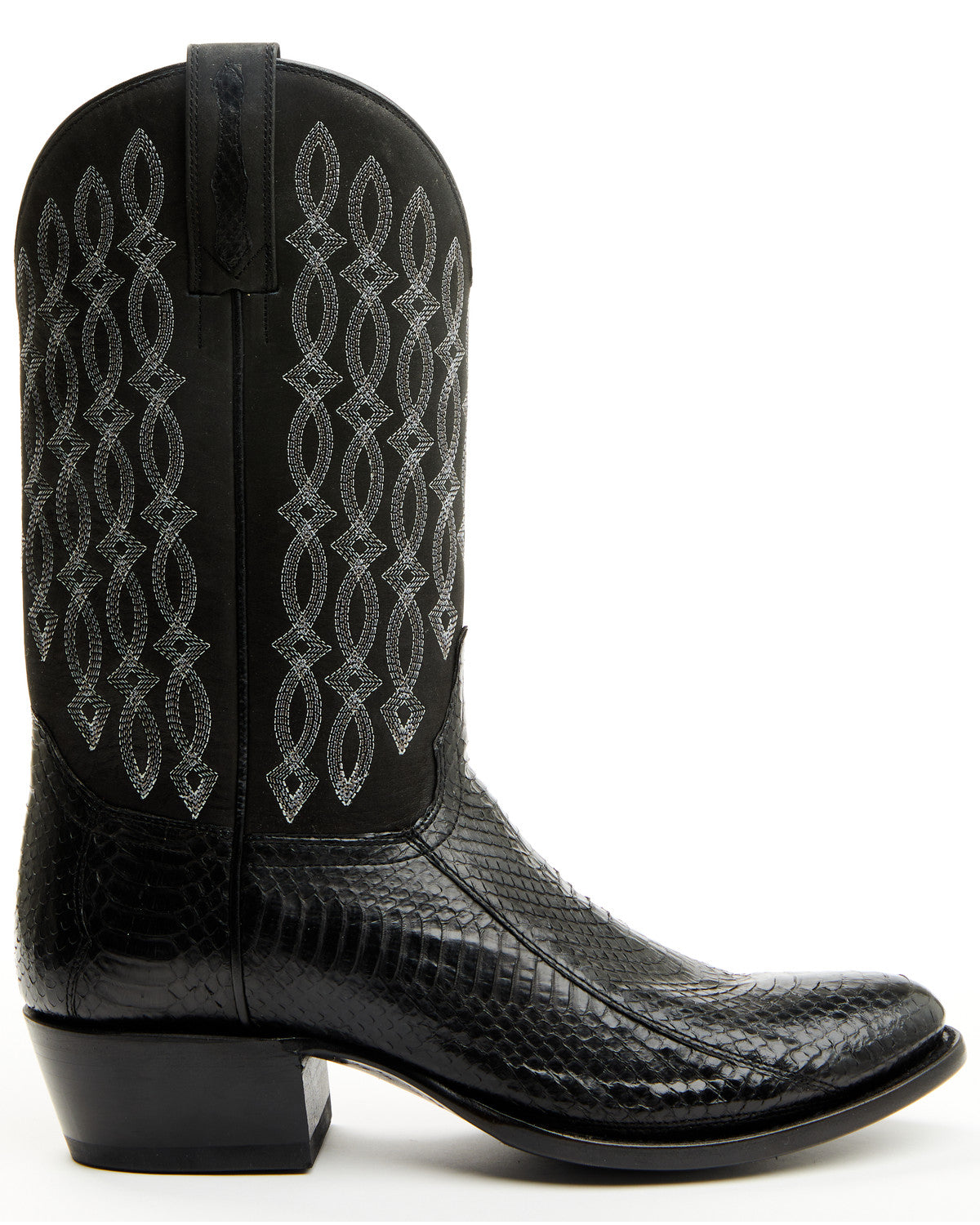Men's Exotic Snake Western Boots - Round Toe