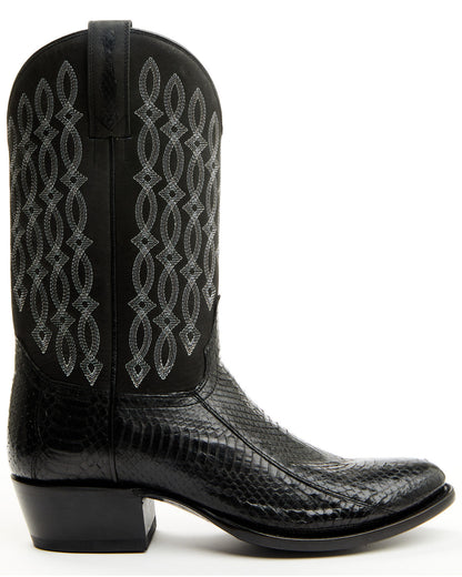 Men's Exotic Snake Western Boots - Round Toe