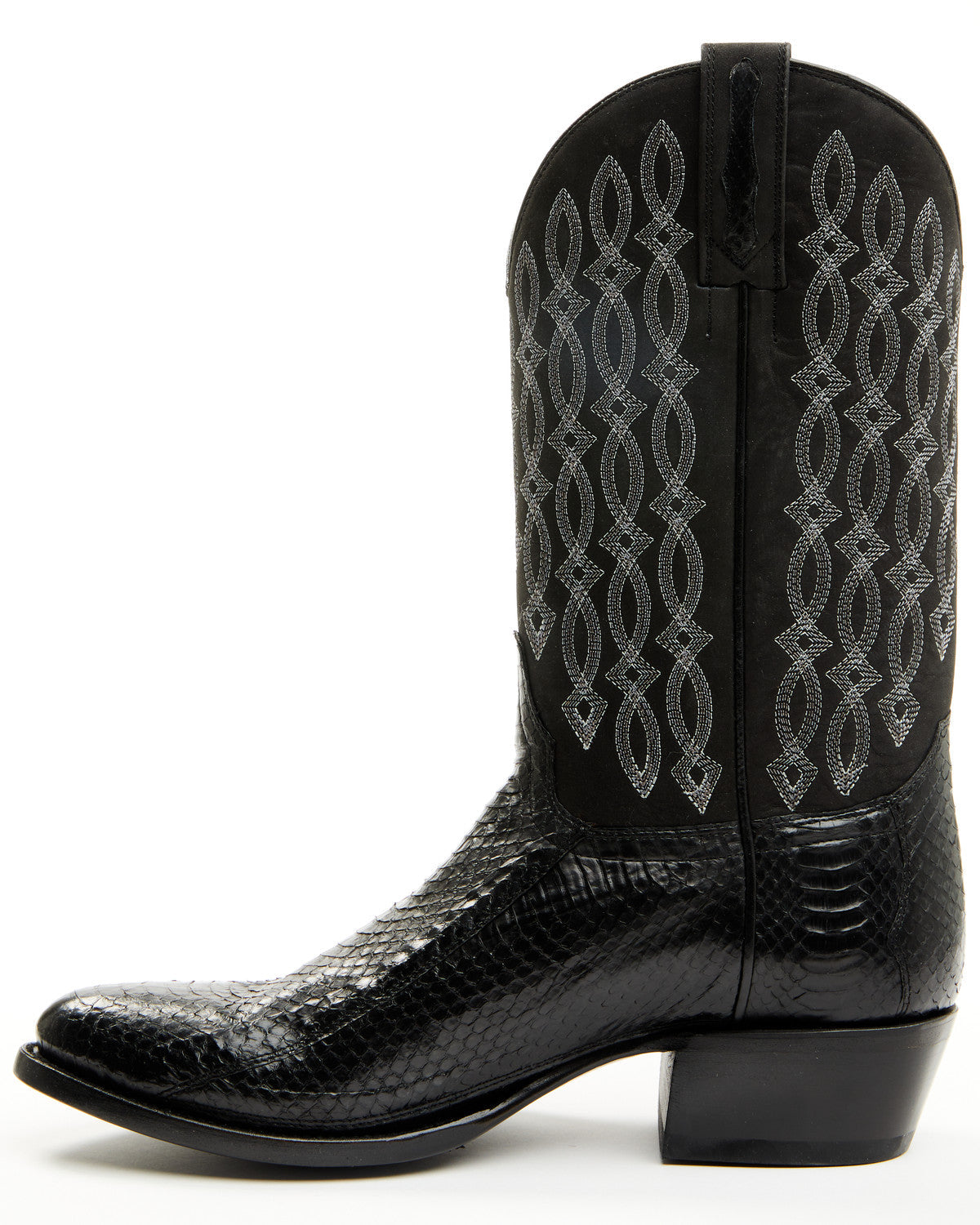Men's Exotic Snake Western Boots - Round Toe