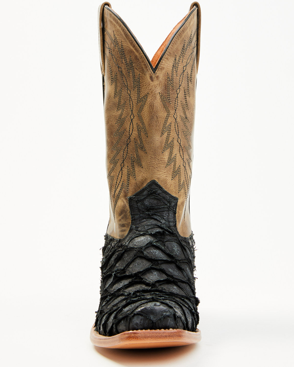 Men's Vaqueras Exotic Pirarucu Western Boots - Square Toe