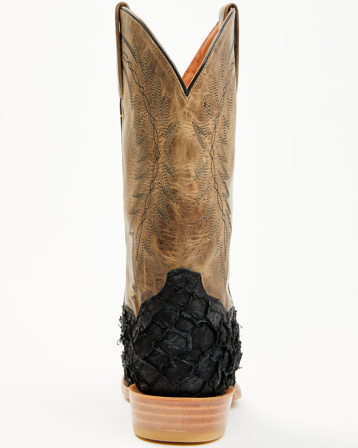Men's Vaqueras Exotic Pirarucu Western Boots - Square Toe