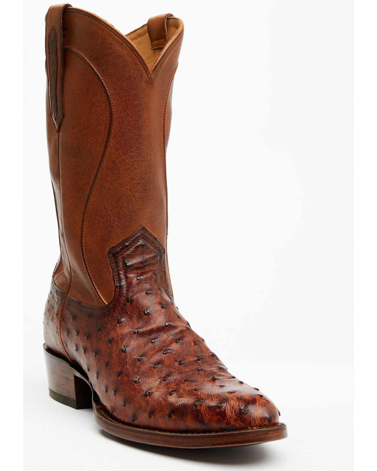 Black 1978® Men's Chapman Exotic Full-Quill Ostrich Western