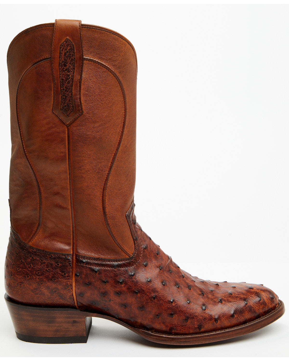 Black 1978® Men's Chapman Exotic Full-Quill Ostrich Western