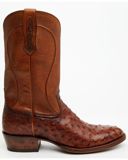 Black 1978® Men's Chapman Exotic Full-Quill Ostrich Western