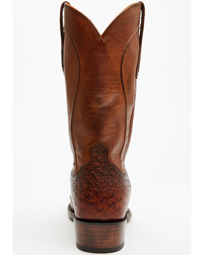 Black 1978® Men's Chapman Exotic Full-Quill Ostrich Western