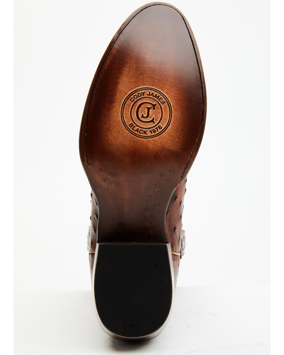 Black 1978® Men's Chapman Exotic Full-Quill Ostrich Western